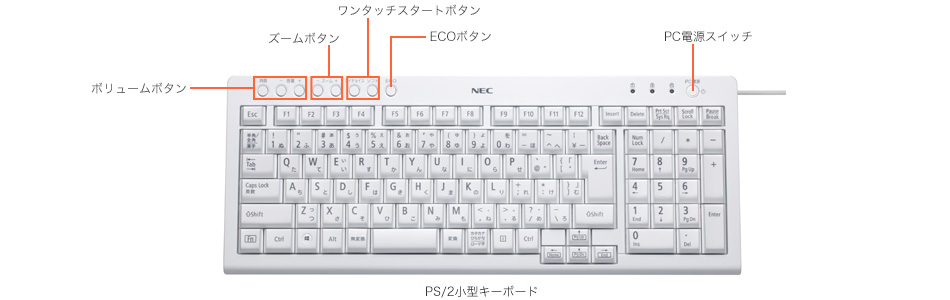 PS/2小型キーボード